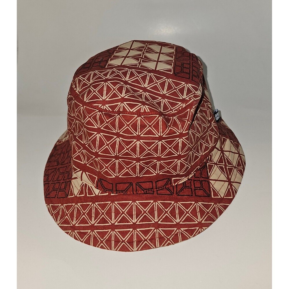 Sig Zane Bucket Hat Orange Size Adult M Medium Hilo Hawaii Aalii Ku Makani
